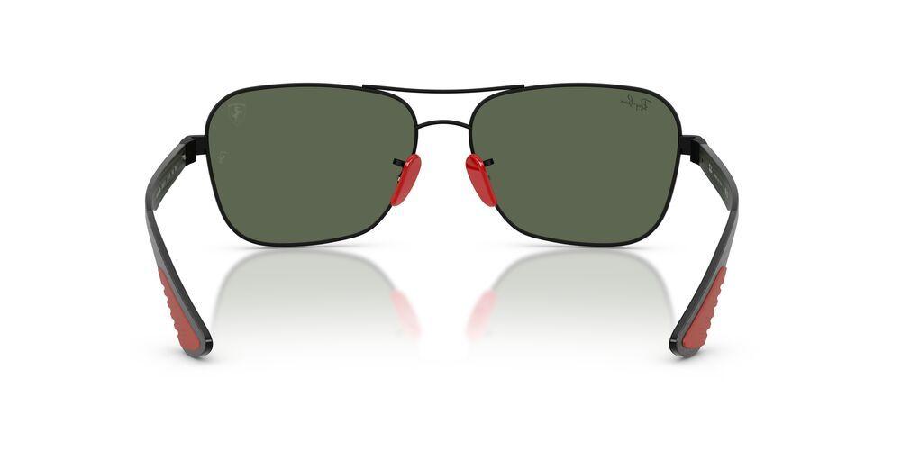 Anteojos De Sol Ray-Ban RB8336M Matte Black Dark Green Negro Unisex-3