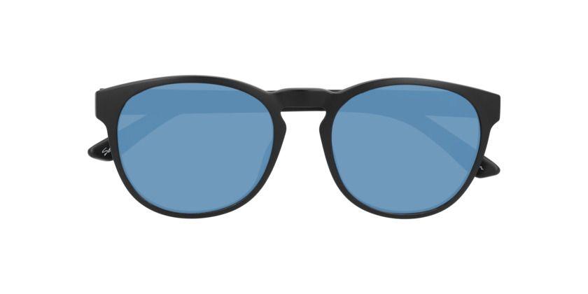 Anteojos De Sol Seen NE6077 Matt Black Light Green Mirror Blue Negro Hombre-5