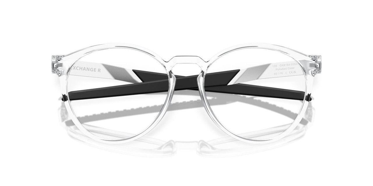 Anteojos Ópticos Oakley OX8184 Exchange R Blanco Hombre-4