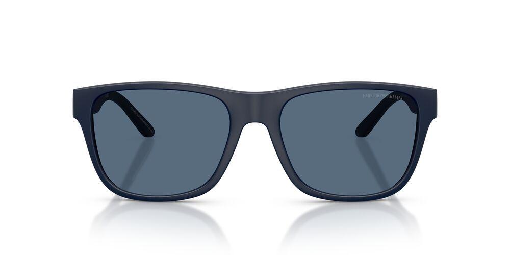 Lentes De Sol Emporio Armani Matte Blue Dark Blue EA4243 Azul Hombre-0