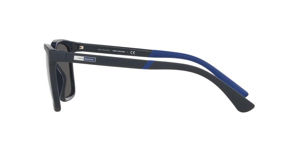 Anteojos De Sol Jean Monnier Matte Blue Full Dark Grey 0J84171 Azul Hombre-2