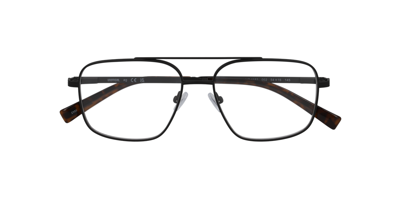 Lentes Ópticos Unofficial  UO1182 Negro Hombre-5