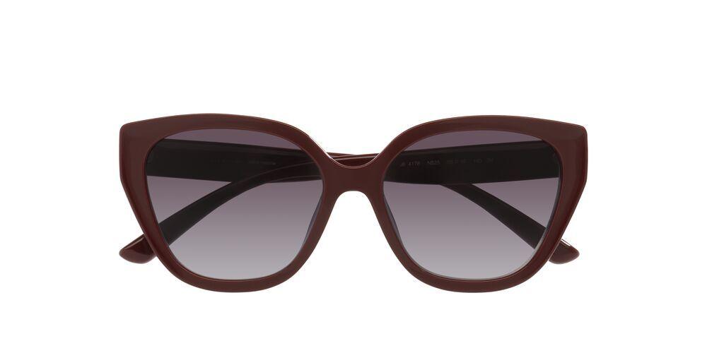 Anteojos De Sol Jean Monnier 0J84176 Red Light Grey Gradient Grey Mujer-4