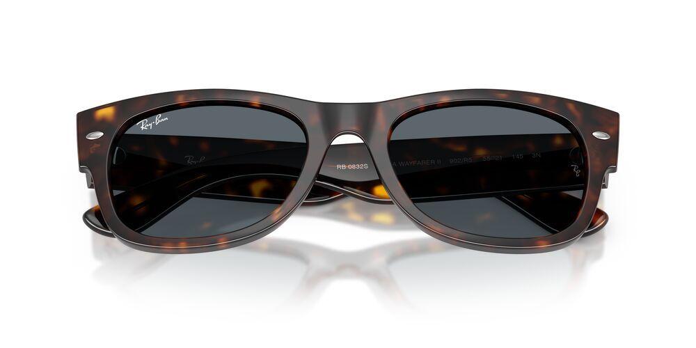Anteojos De Sol Ray-Ban Mega Wayfarer Ii Havana Blue 0RB0832S Havana Unisex-4