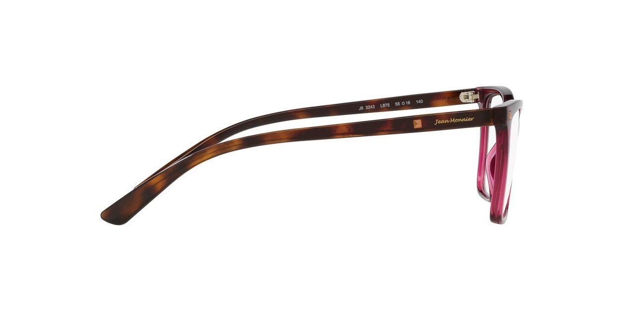 Anteojos Ópticos Jean Monnier J83243  Burdeo Mujer-5