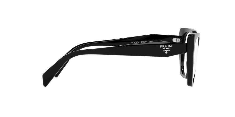 Lentes Ópticos Prada PR 18WV Negro Mujer-3