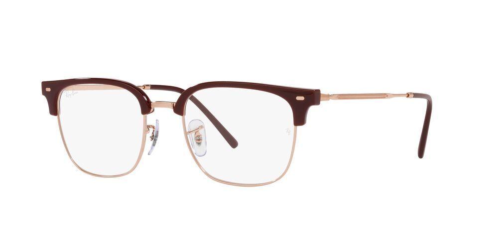 Lentes Ópticos Ray-Ban New Clubmaster RX7216 Burdeo Unisex-1
