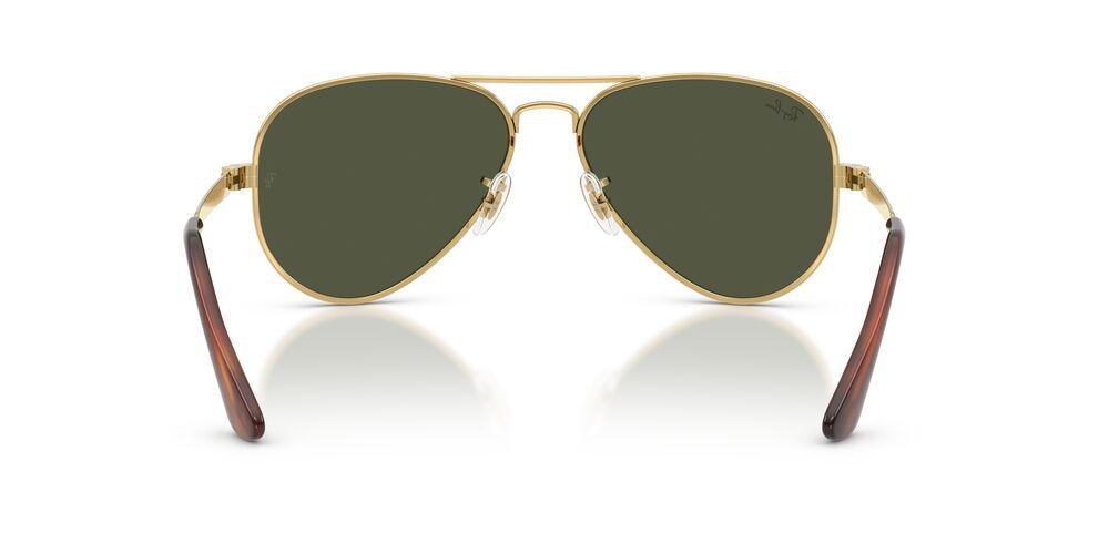 Anteojos De Sol Ray-Ban RB3925 Aviator Max Arista Green Dorado Unisex-3
