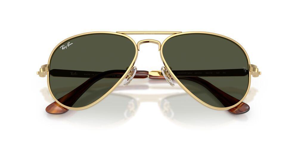 Anteojos De Sol Ray-Ban RB3925 Aviator Max Arista Green Dorado Unisex-4