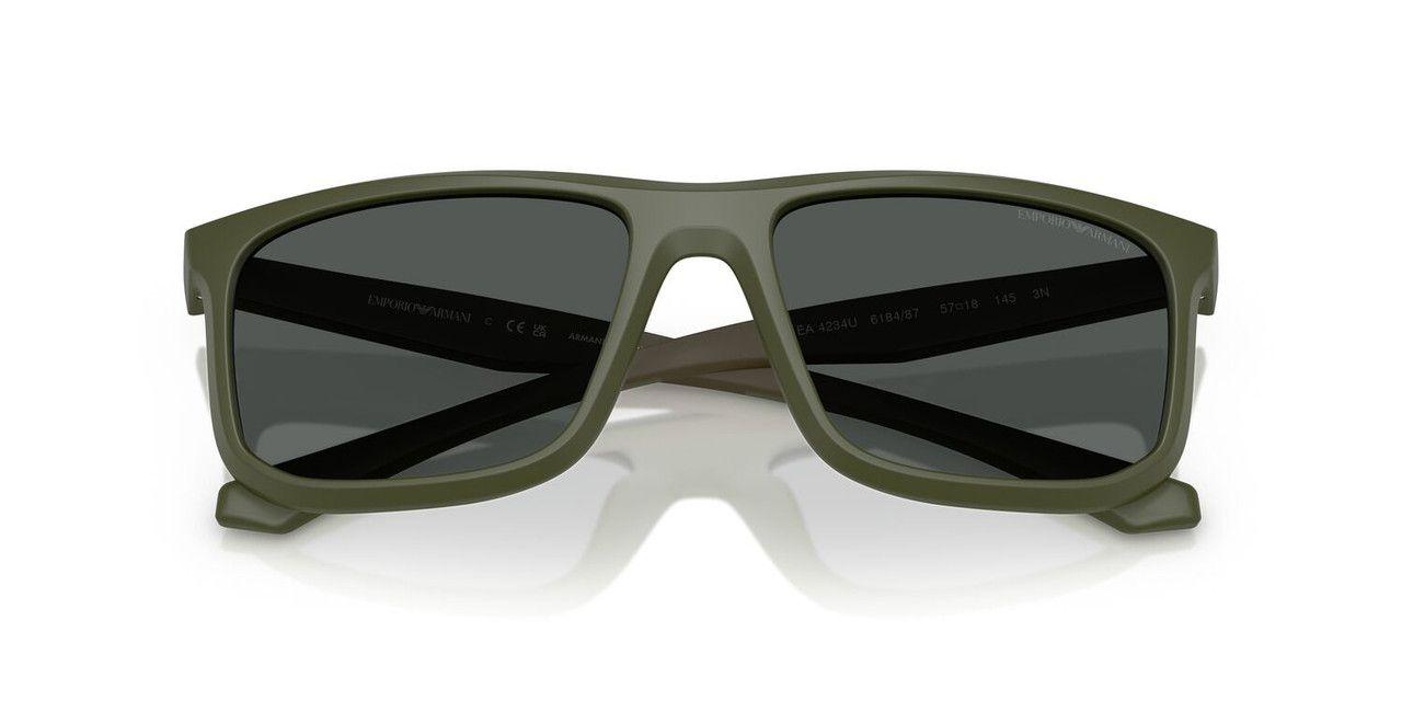 Lentes De Sol Emporio Armani EA4234U  Verde Hombre-4
