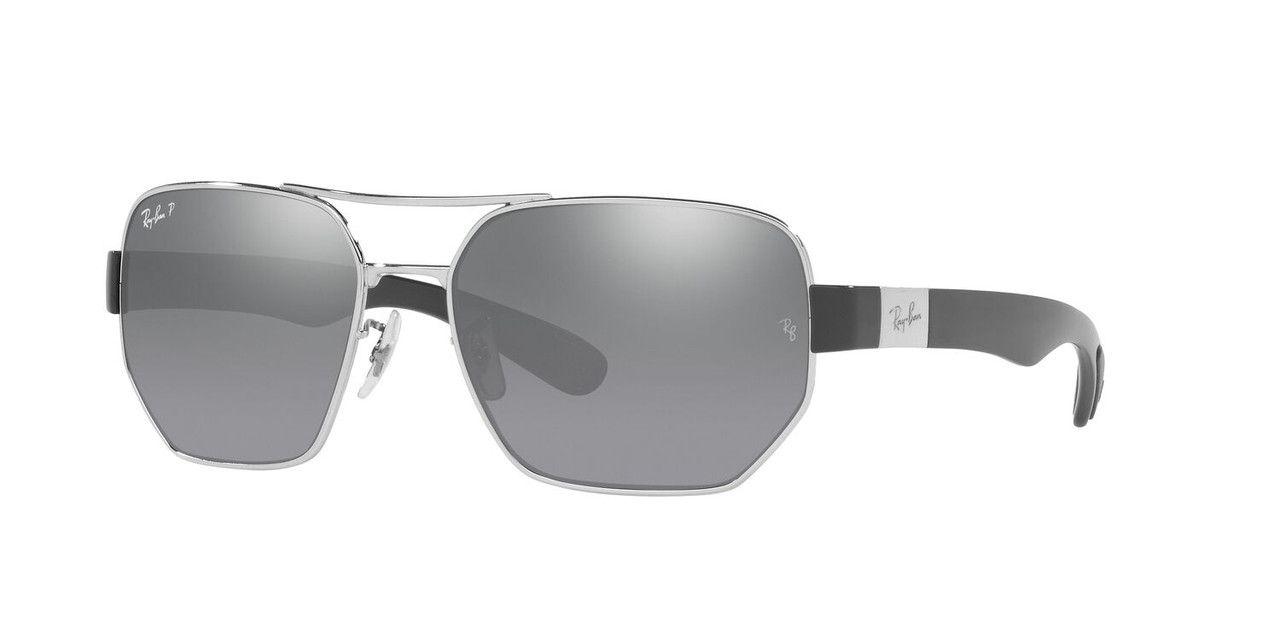 Lentes De Sol Ray-Ban  RB3672 Plateado Unisex-1