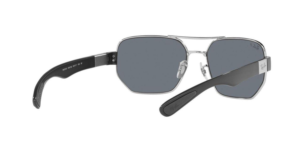 Lentes De Sol Ray-Ban  RB3672 Plateado Unisex-4