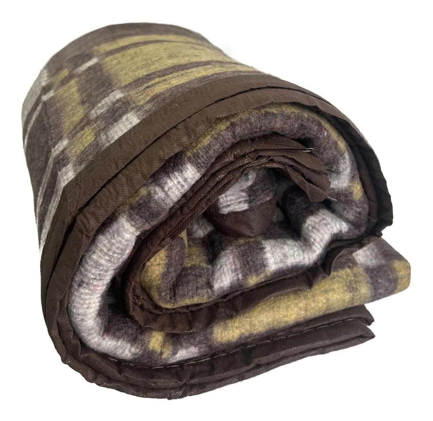 Frazadas Campo Lindo Jacquard Golden Escocés-0