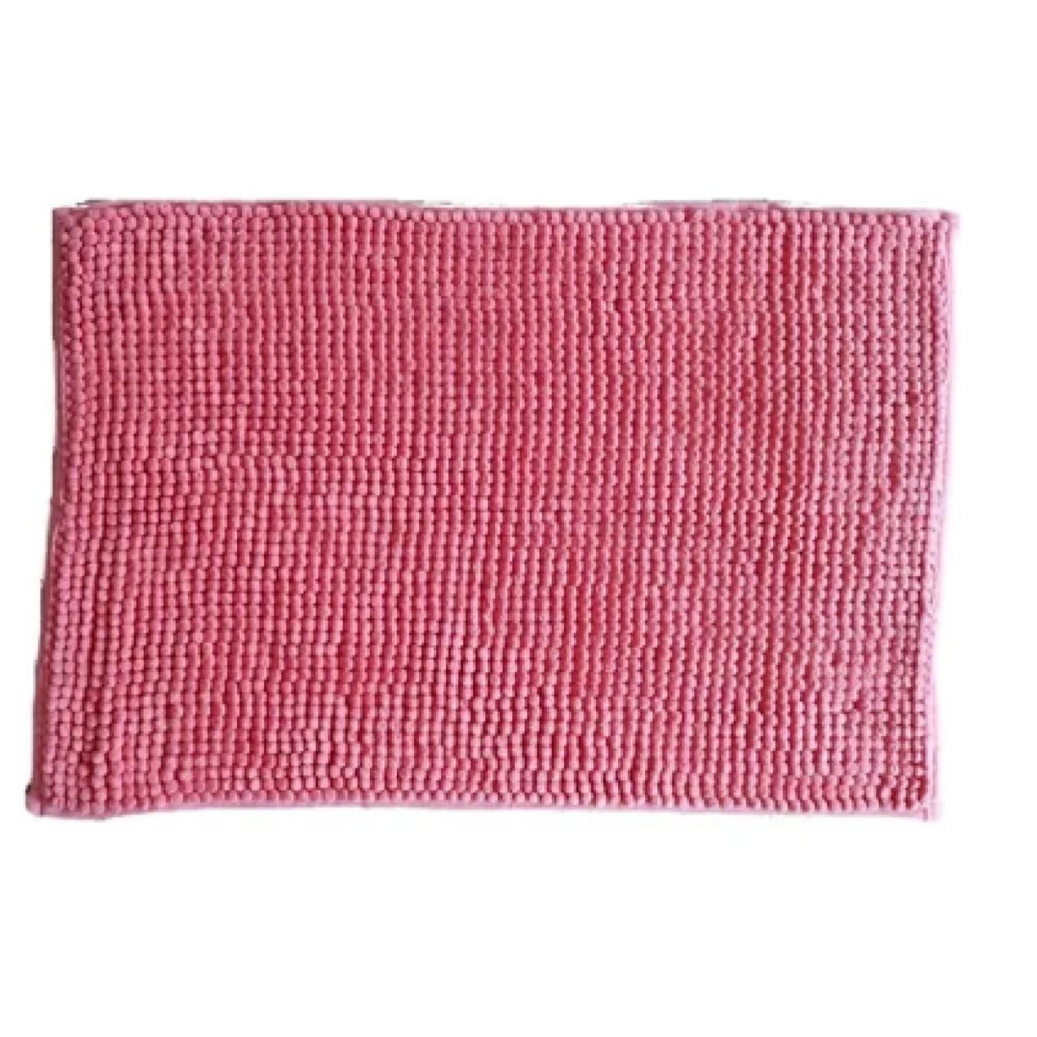 Piso De Baño Marbella Shaggy 40 X 60 Cms Doral 60x40 rosa-0