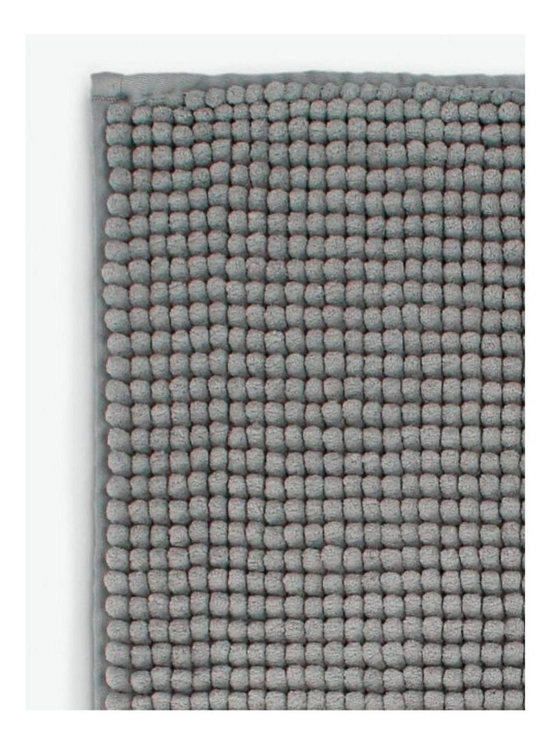 Piso De Baño Marbella Shaggy 40 X 60 Cms Doral 60x40 gris-3