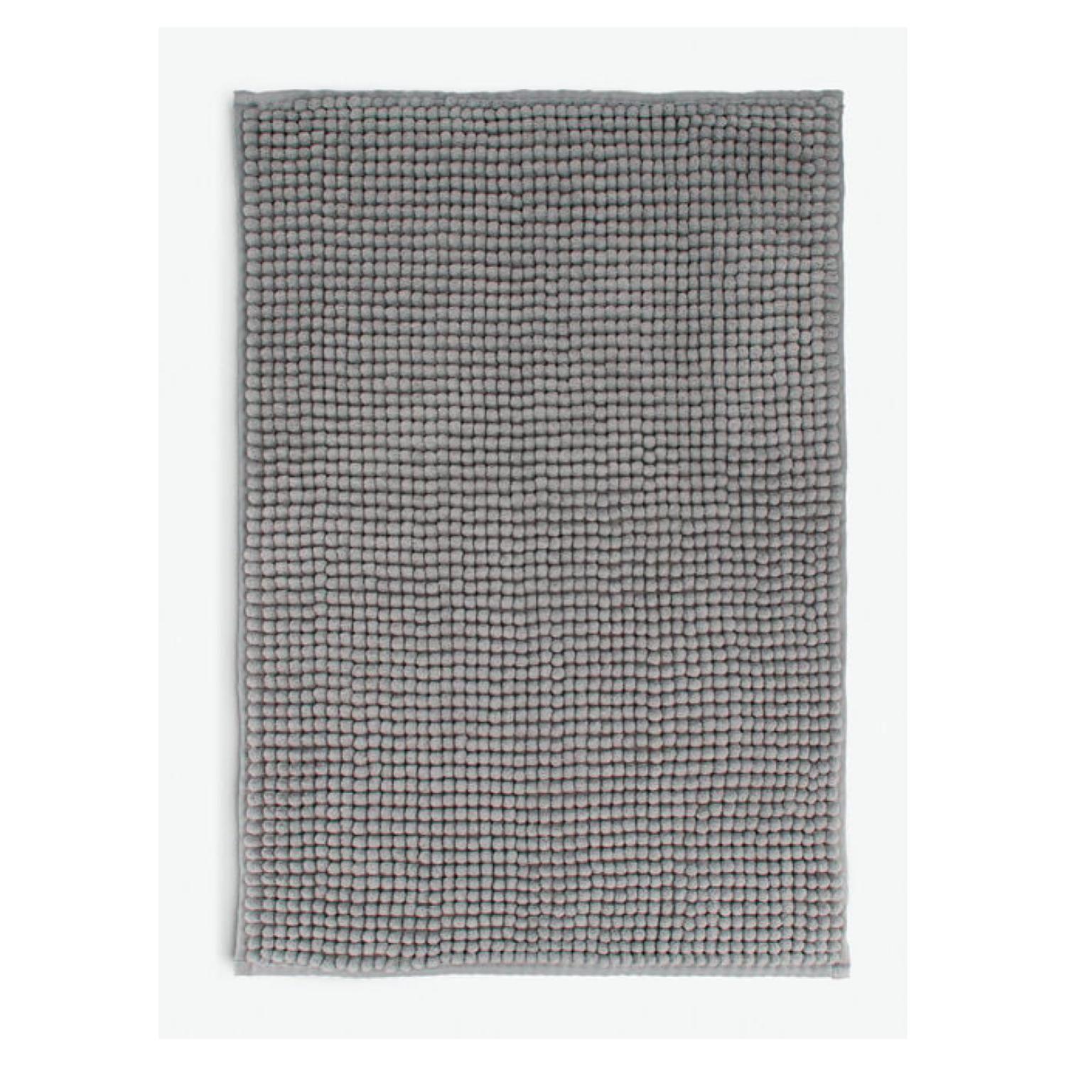 Piso De Baño Marbella Shaggy 40 X 60 Cms Doral 60x40 gris-0