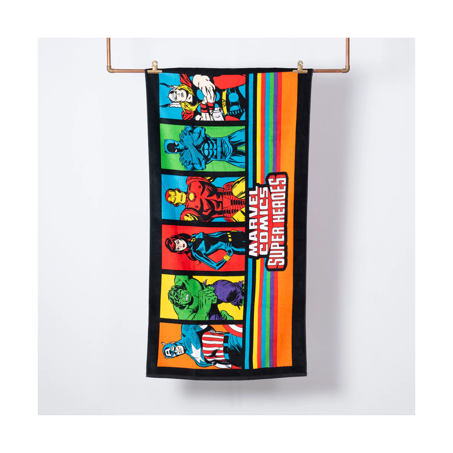 Toalla Playa 70x140 Avengers Super Mashini-0