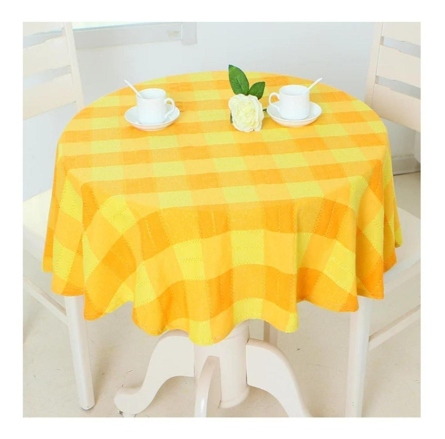 Mantel Doral Polycotton Redondo-1