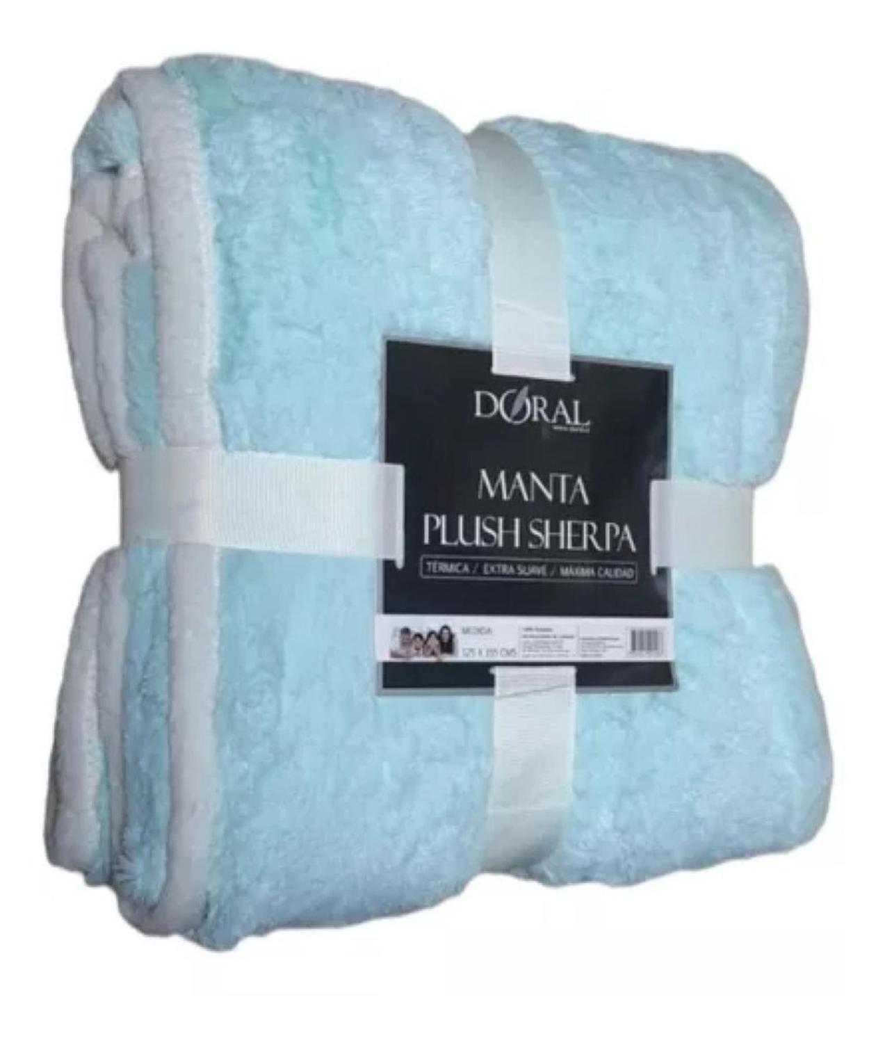Manta Doral Plush Sherpa 125 X 155 Cms-2