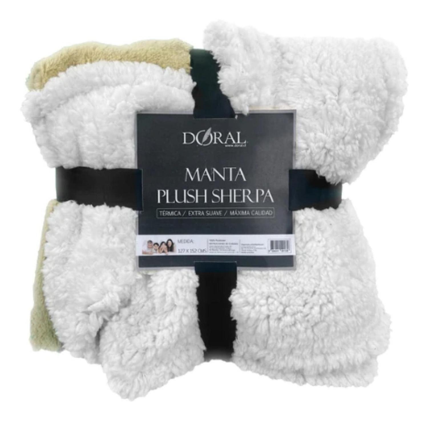 Manta Doral Plush Sherpa 125 X 155 Cms-0