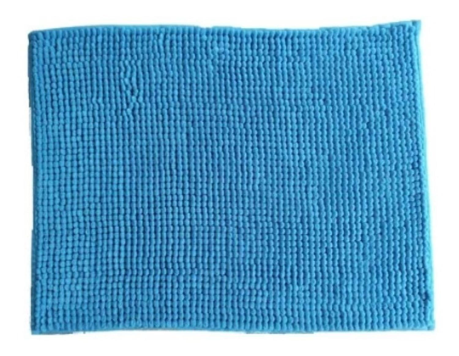 Piso De Baño Marbella Shaggy 40 X 60 Cms Doral 60x40 celeste-1