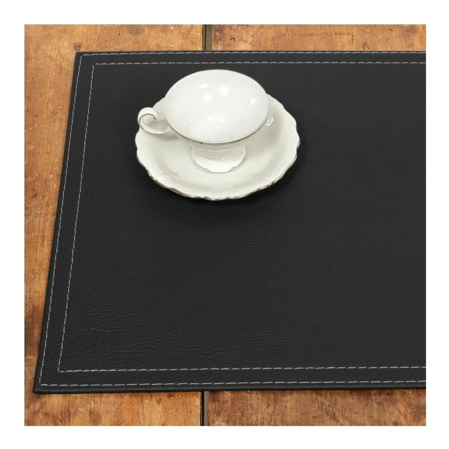 Individual Mesa Cuero 32 X 42 Cms Doral 4 Unidades-1