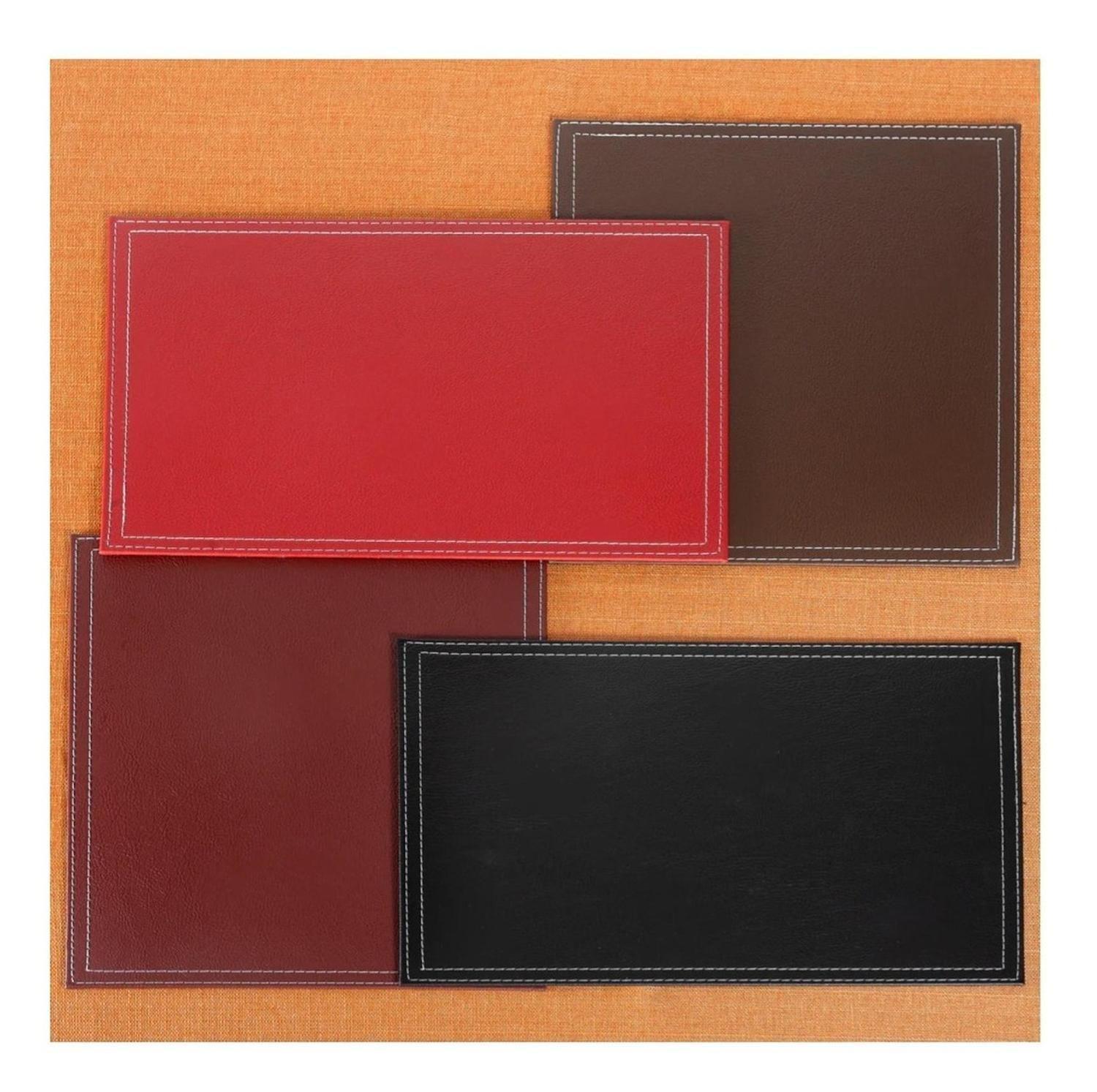 Individual Mesa Cuero 32 X 42 Cms Doral 4 Unidades-0
