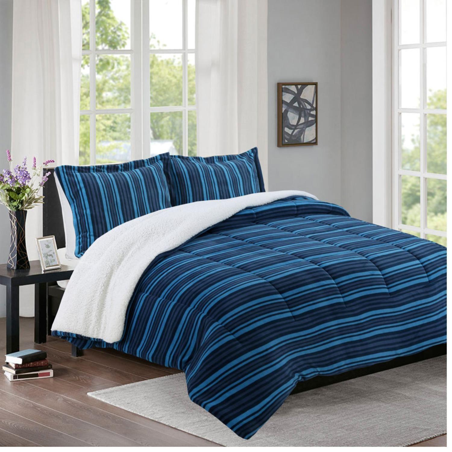Cubrecama Sherpa Est 1.5 Plazas Doral-4