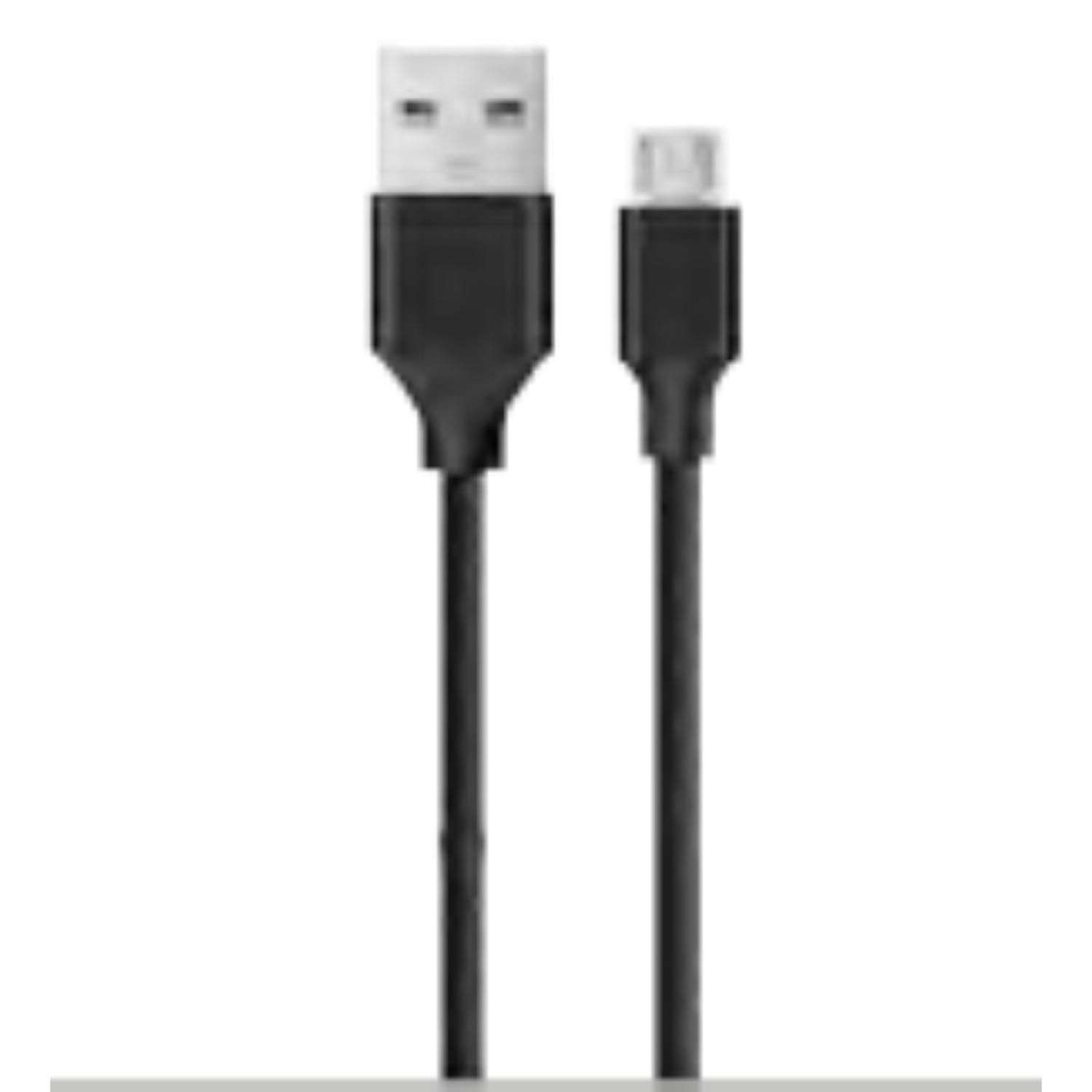 Cable Usb A Micro Usb 2.0. Negro De 3 Mts Con BOX. Tecnolab.-1