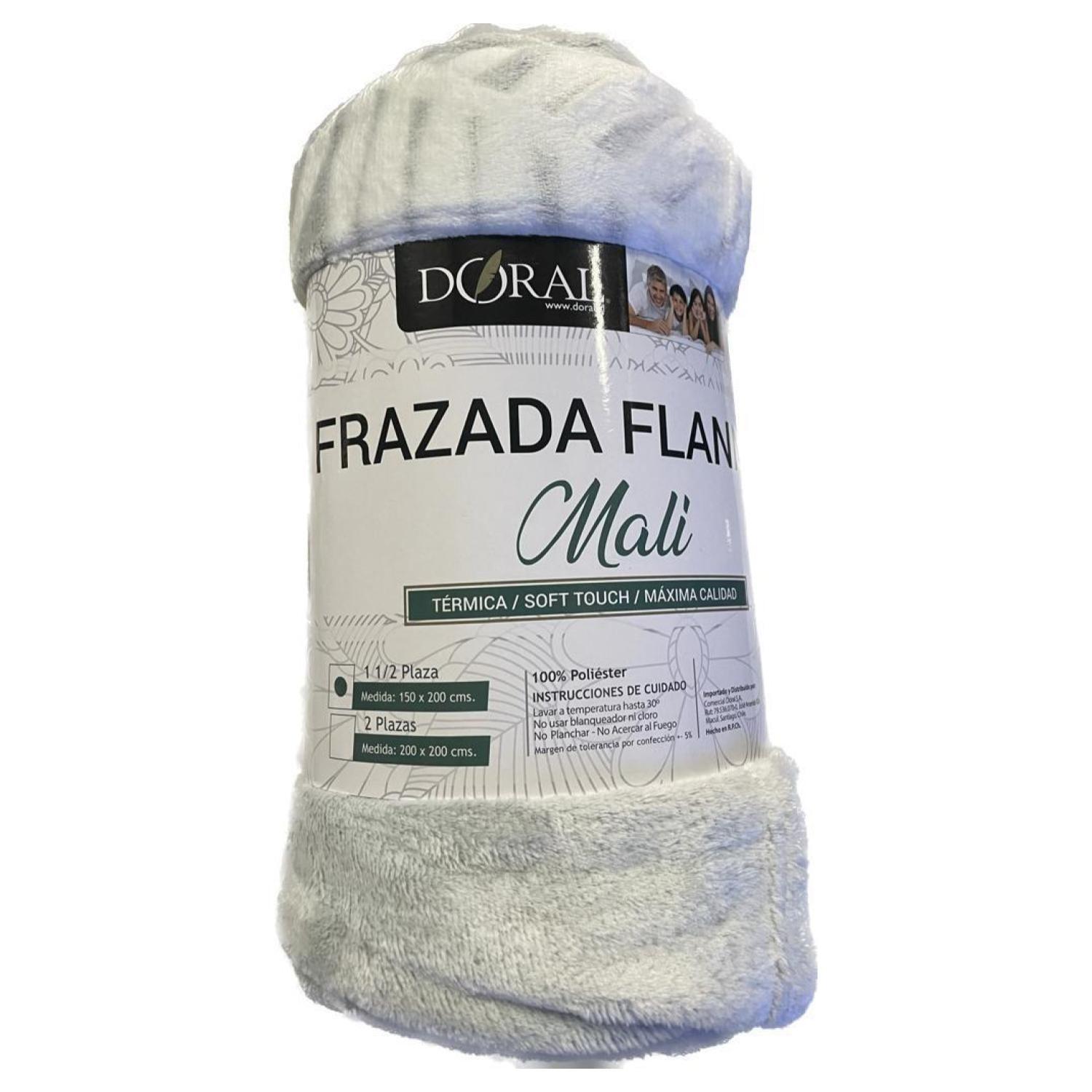 Frazada Doral Flannel Embossed Mali 1,5 Plazas-3
