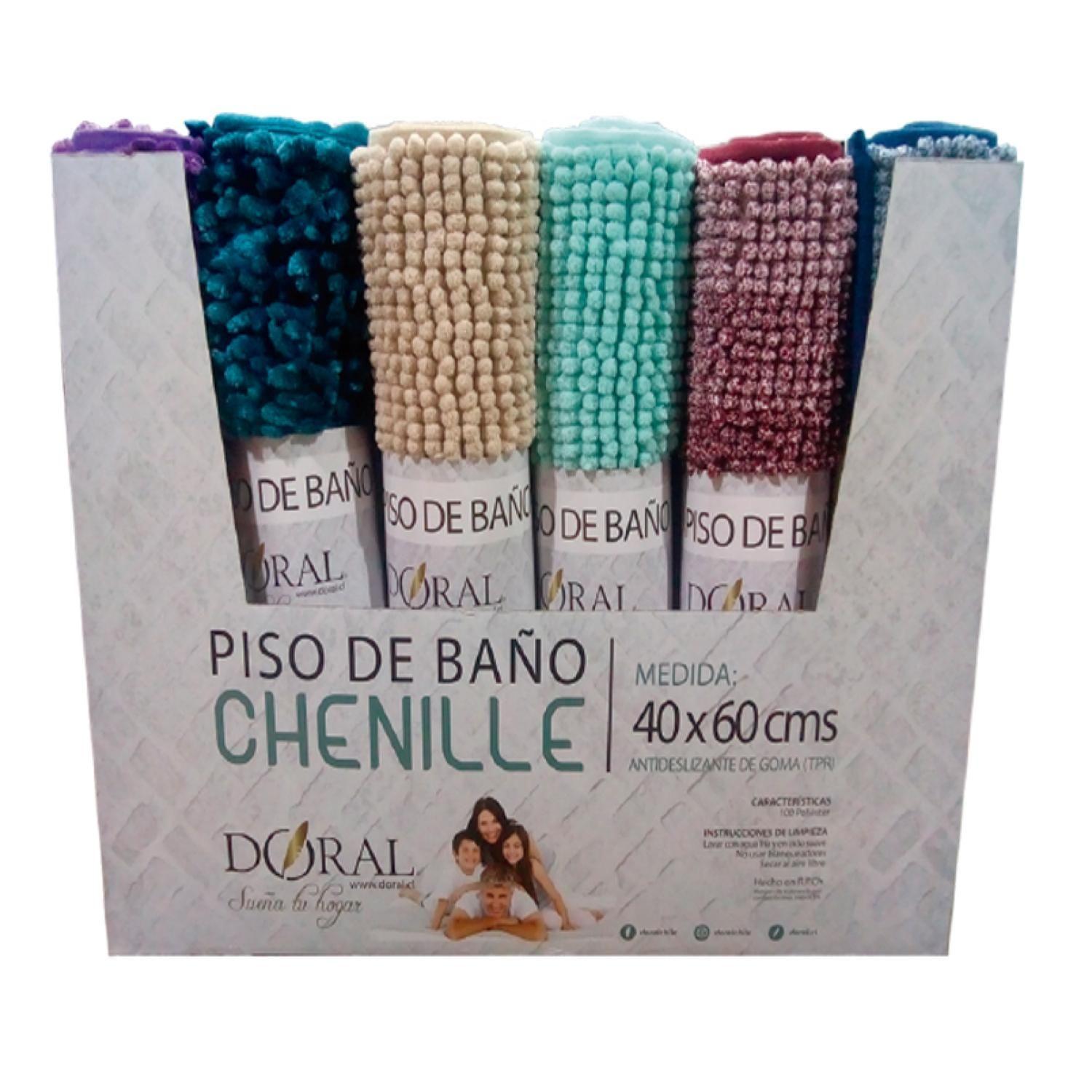 Piso de Baño Chenille con Backing Doral-0