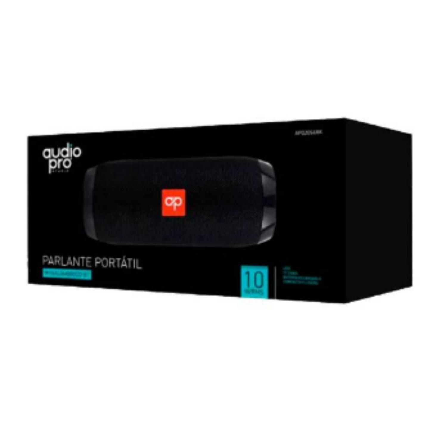 Parlante Portable Rojo Con BT, USB, SD. Audiopro-1