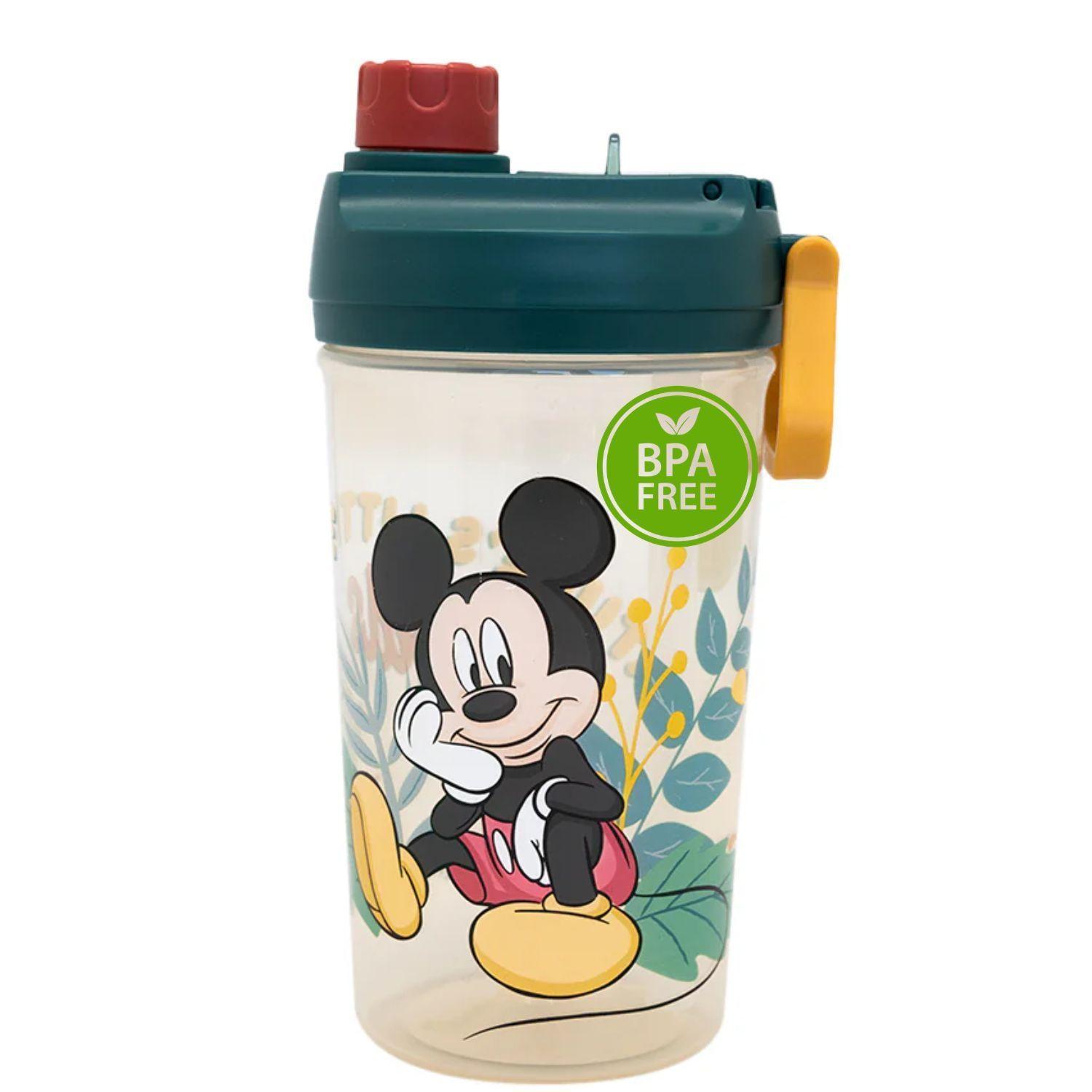 Vaso Mickey Mouse Infantil 2 en 1 Boquilla y Bombilla PS-3