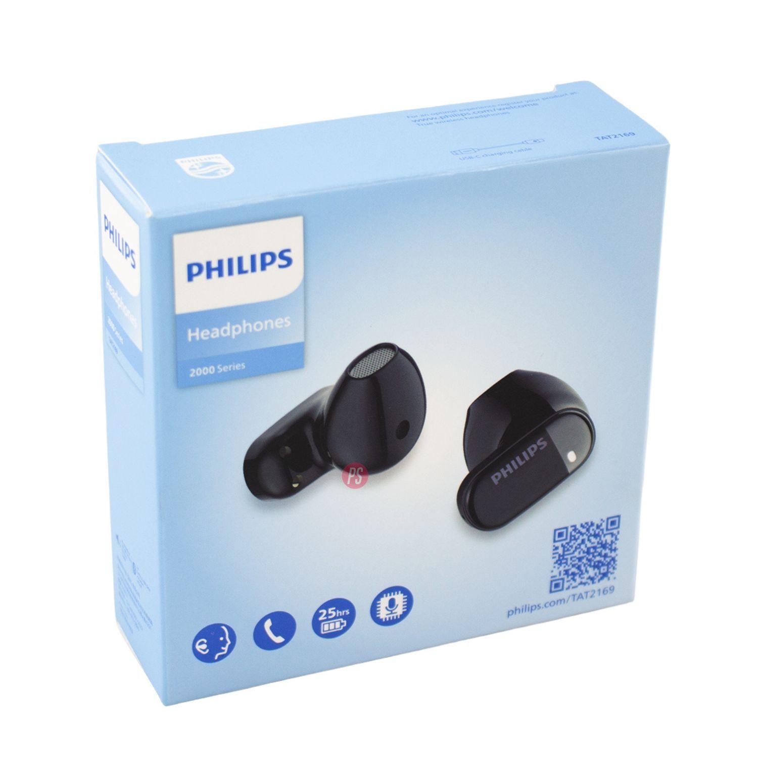 Audífonos Philips Serie 2000 Bluetooth Micrófono Negro - PS-3