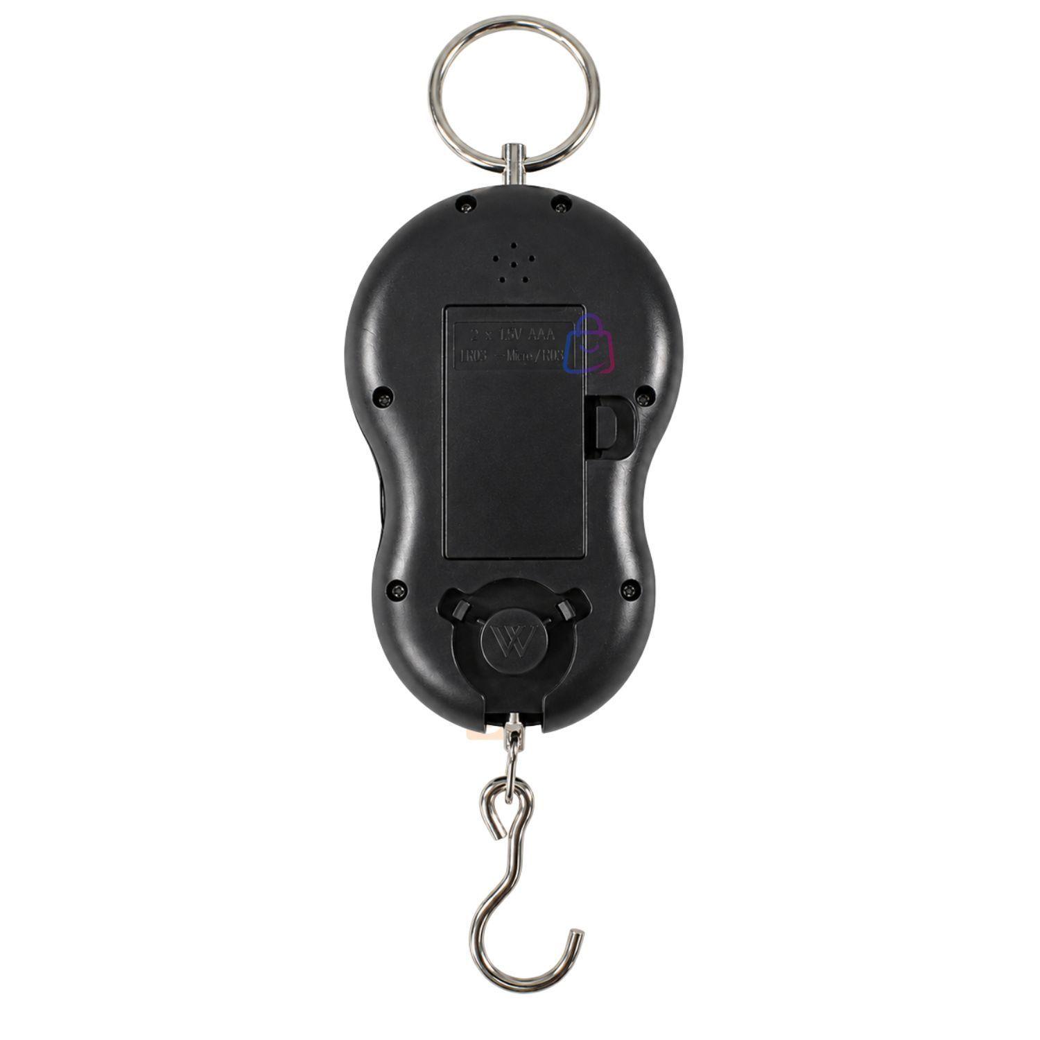 Pesa Digital Colgante 50 Kg LCD con Tara Portatil PS-3
