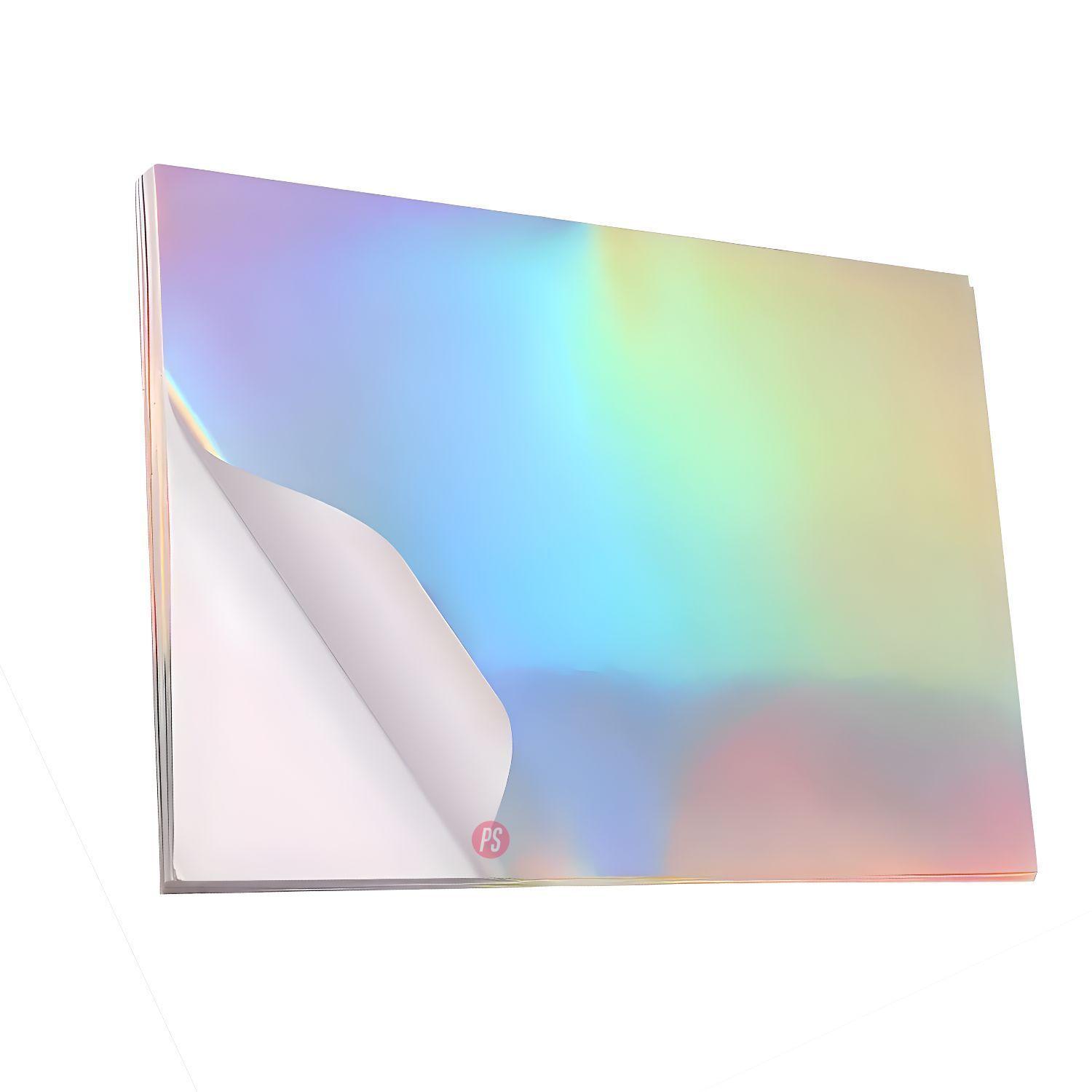 Papel Adhesivo Holografico 20 Hojas Sesamo A4 PS-2