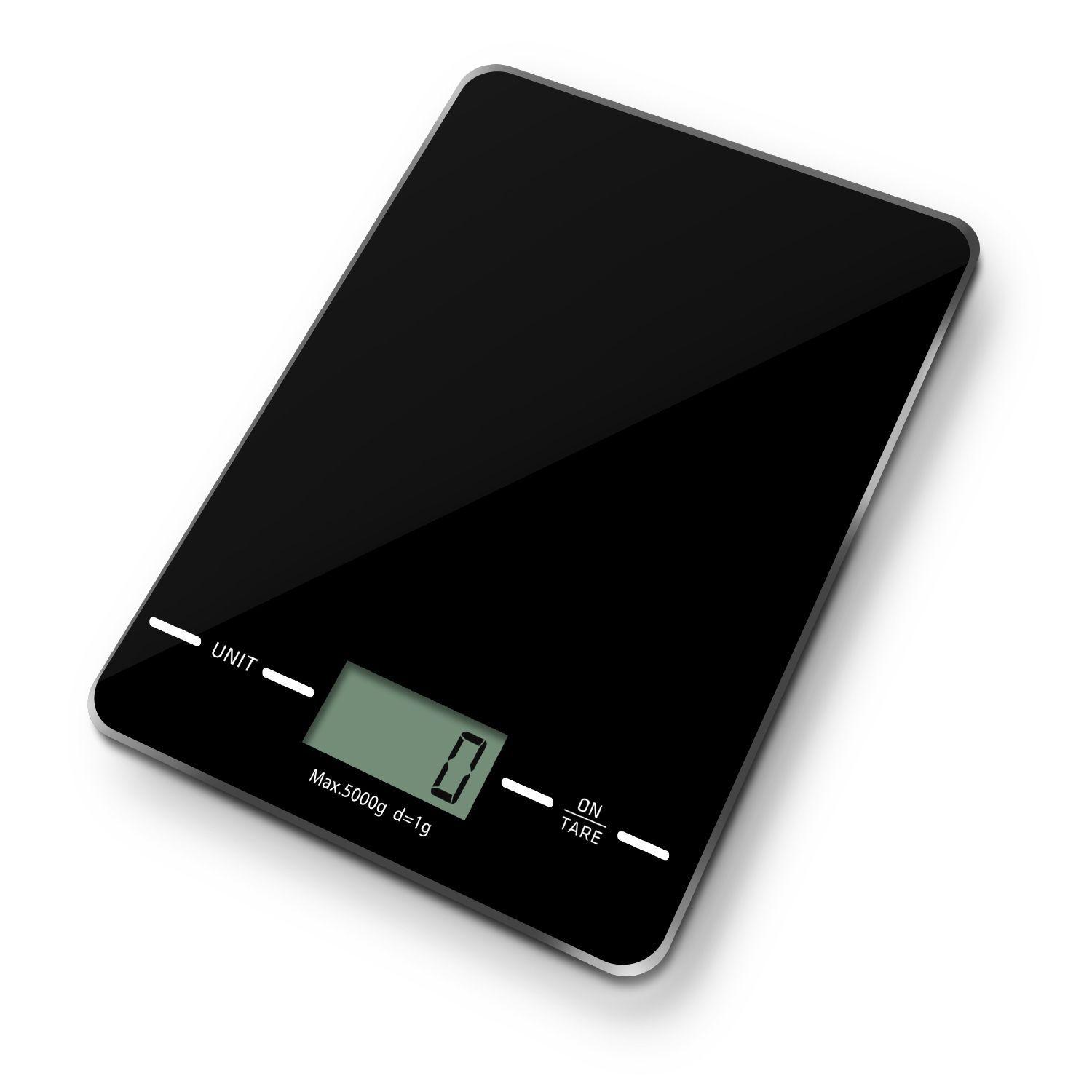 Pesa Gramera De Cocina Digital Capacidad 5kg Color Negro - Puntostore-0
