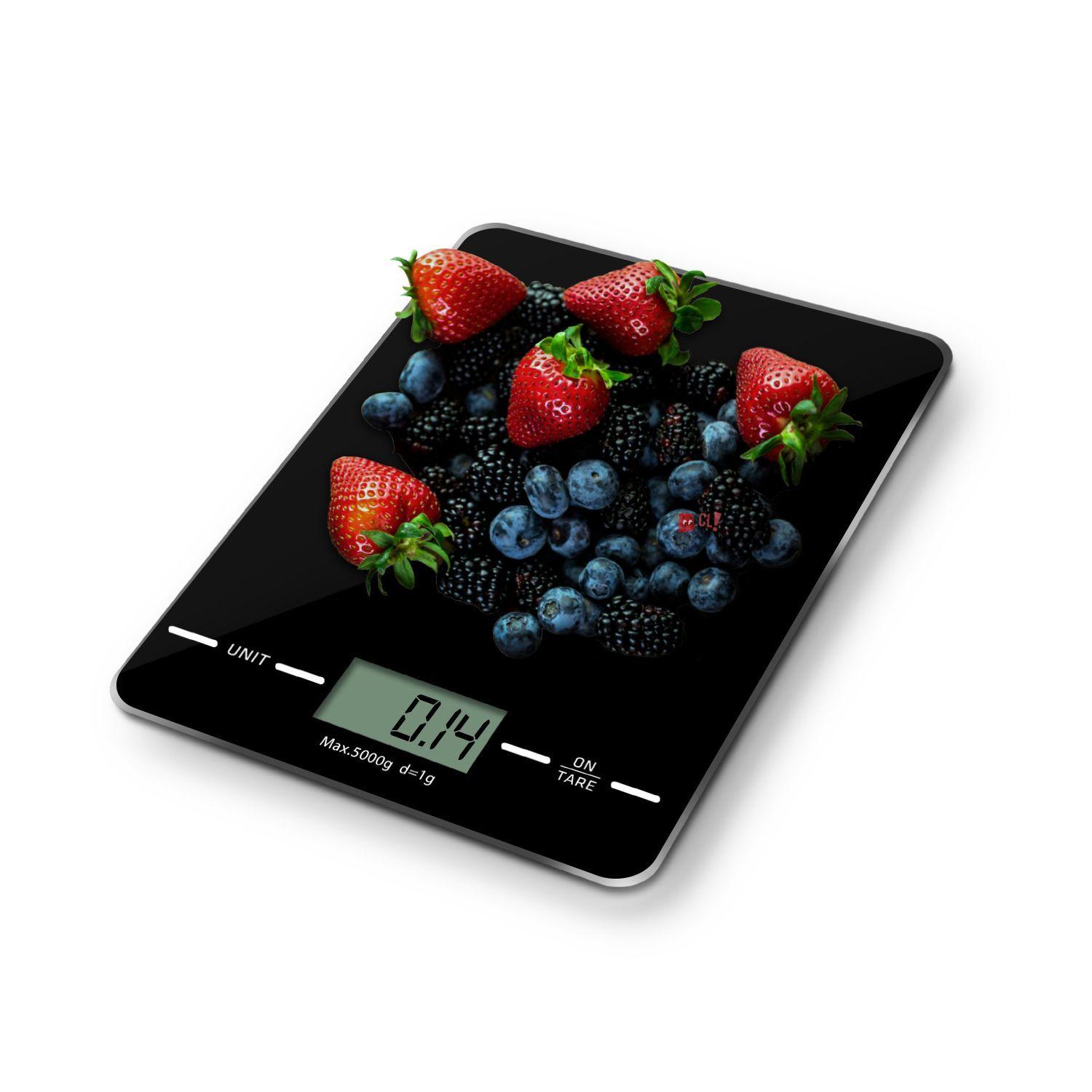 Pesa Gramera De Cocina Digital Capacidad 5kg Color Negro - Puntostore-1