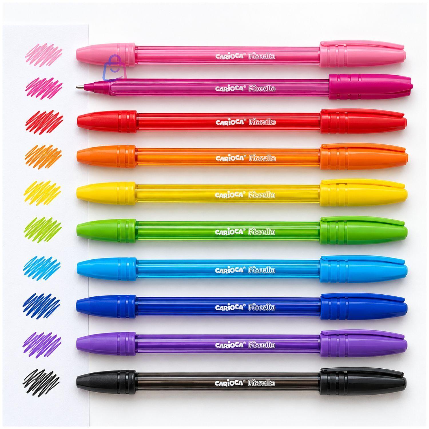 Bol grafos Carioca Fiorella 10 Colores Punta 1 Mm PS-2