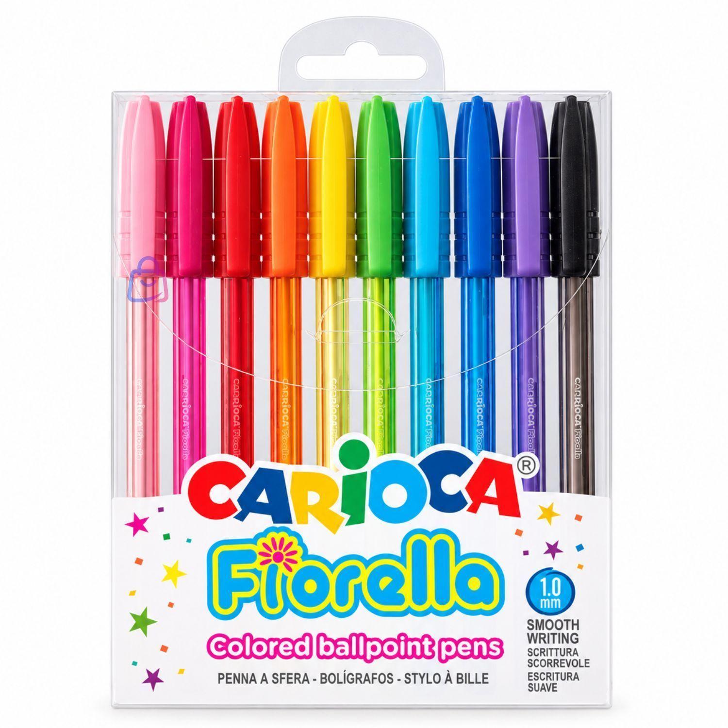 Bol grafos Carioca Fiorella 10 Colores Punta 1 Mm PS-3