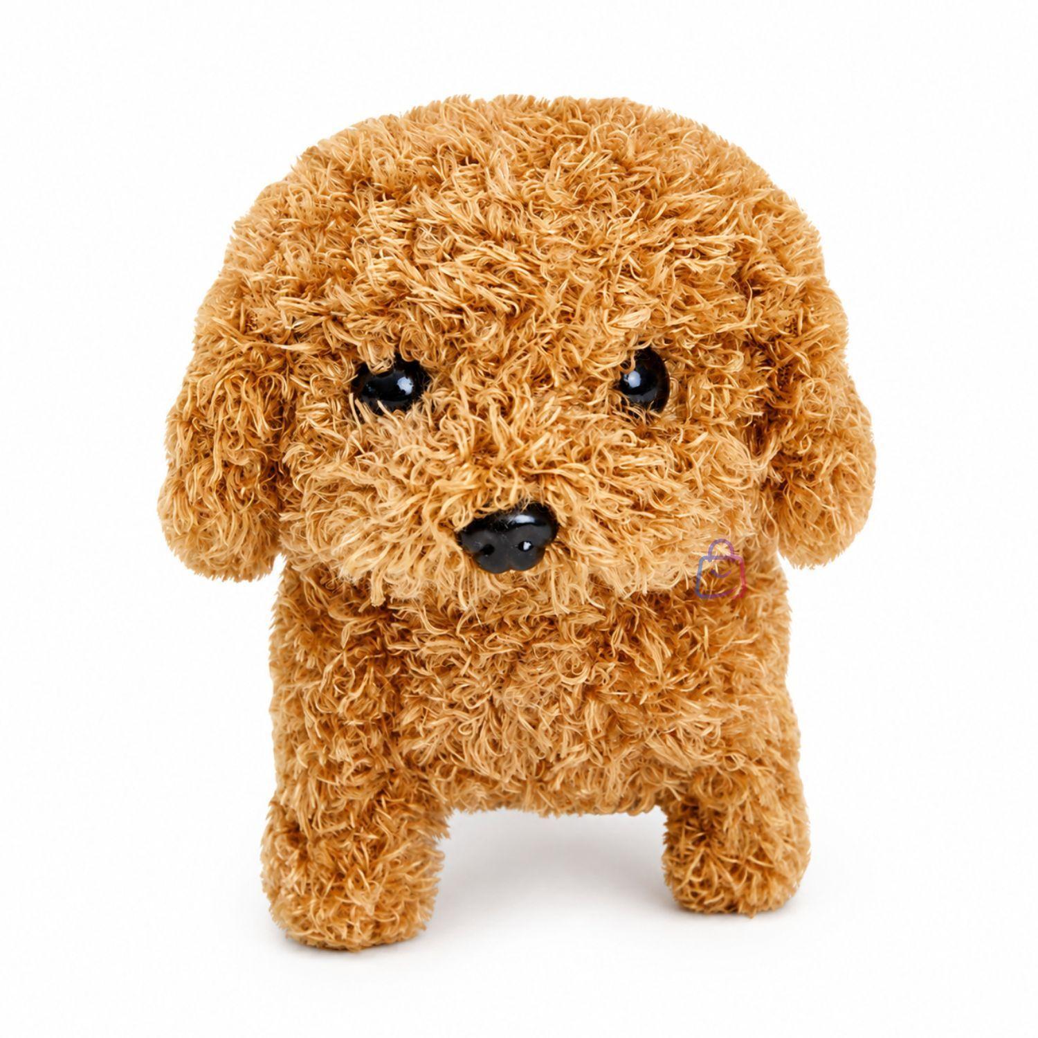 Peluche Perro Interactivo Rulos Cafe Sonido Movimiento PS-2