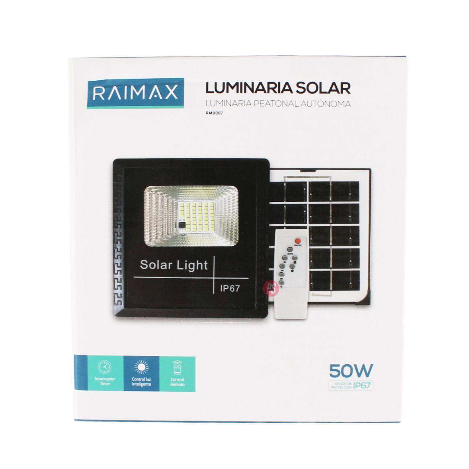 Reflector Solar RAIMAX 50W LED IP67 Sensor Y Control - PS-4