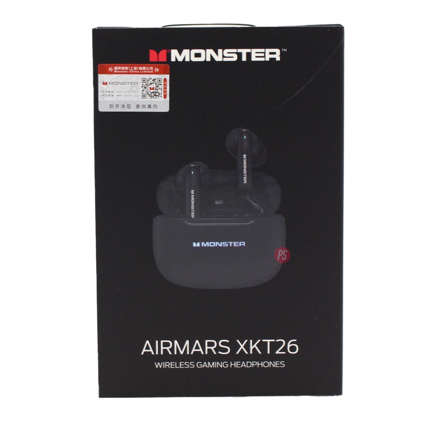 Aud fonos Monster XKT26 Bluetooth Sonido Premium Negro PS-2