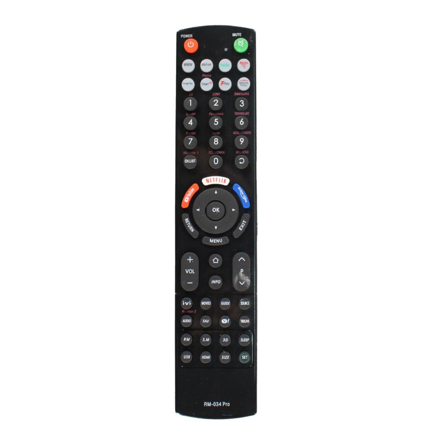 Control Remoto Universal Smart TV Apps Streaming Oem - PS-0
