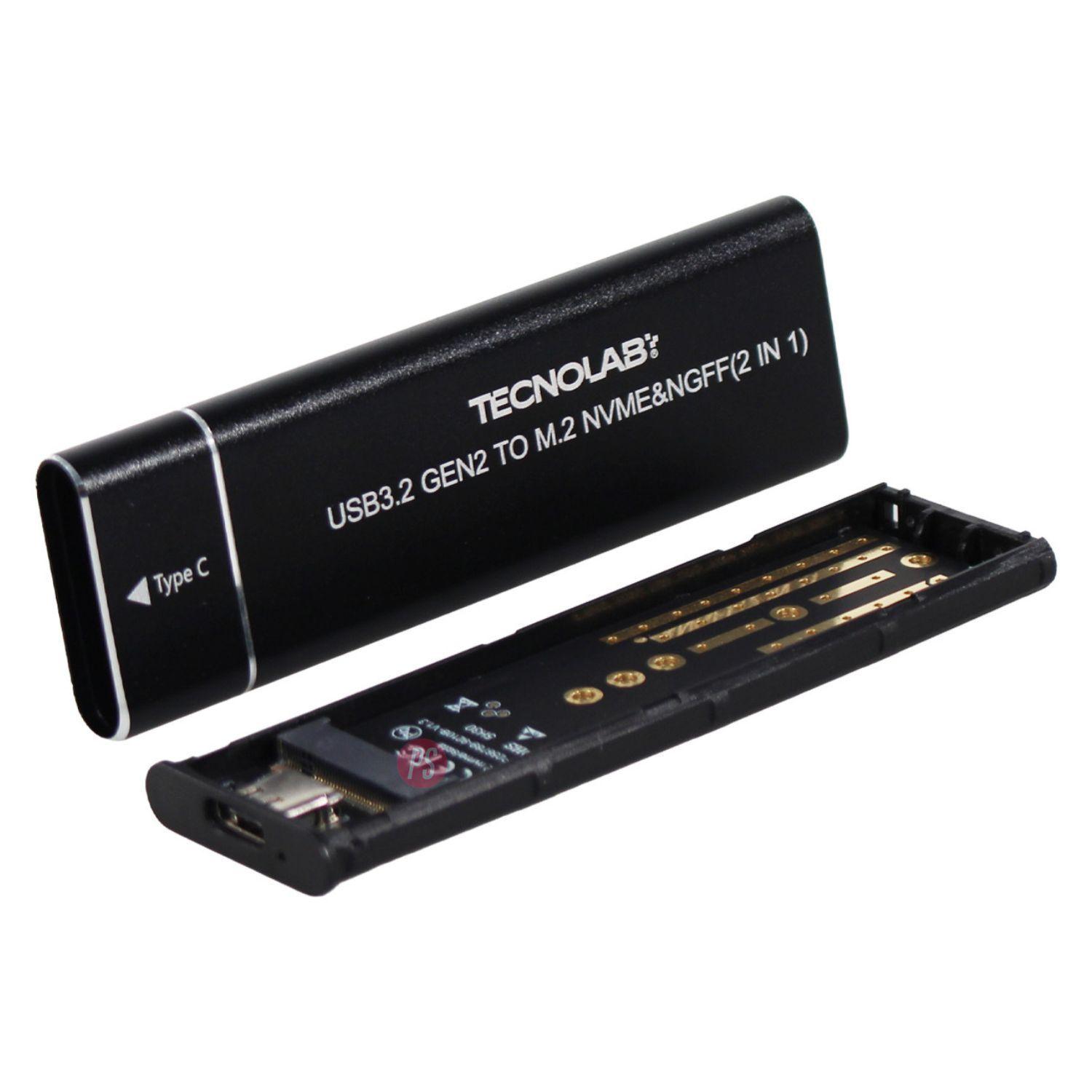 Cofre SSD M 2 NVMe 2 5 Pulgadas USB C 3 1 Dual 10Gbps PS-2