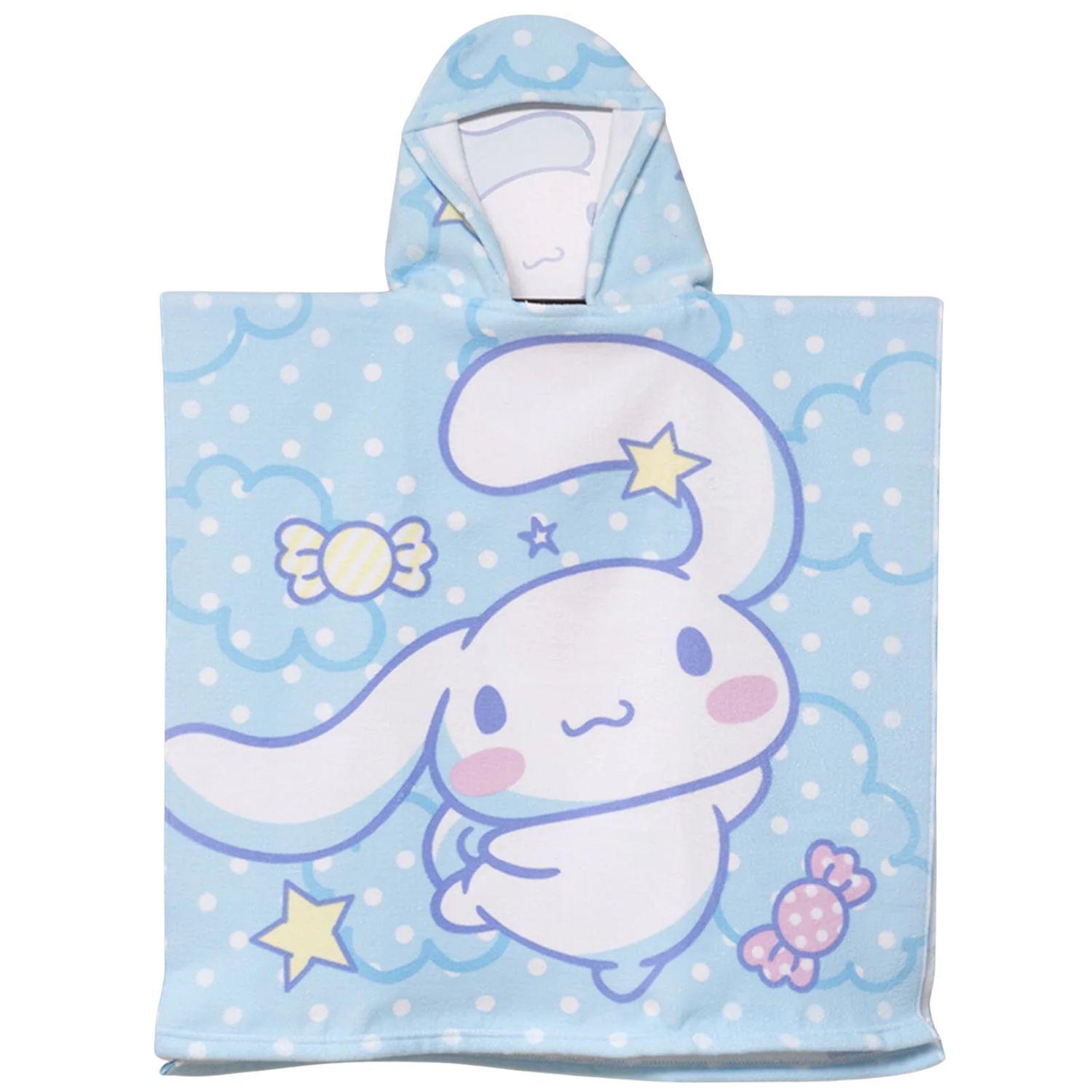 Toalla Playa Con Capucha Cinnamoroll Nubes 60x60 Cm PS-0