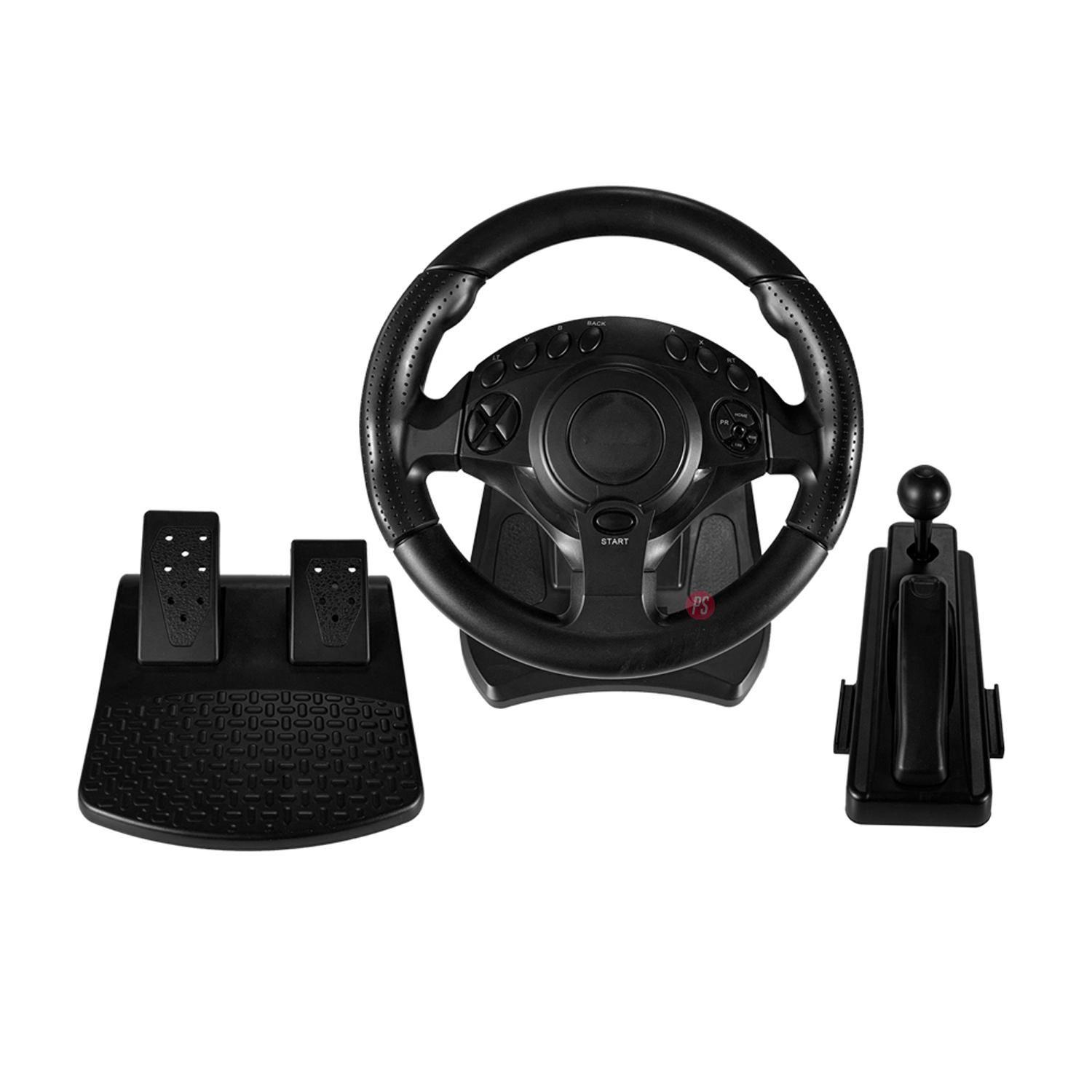Volante Gamer Con Pedales Y Cambios Multiplataforma - PS-2