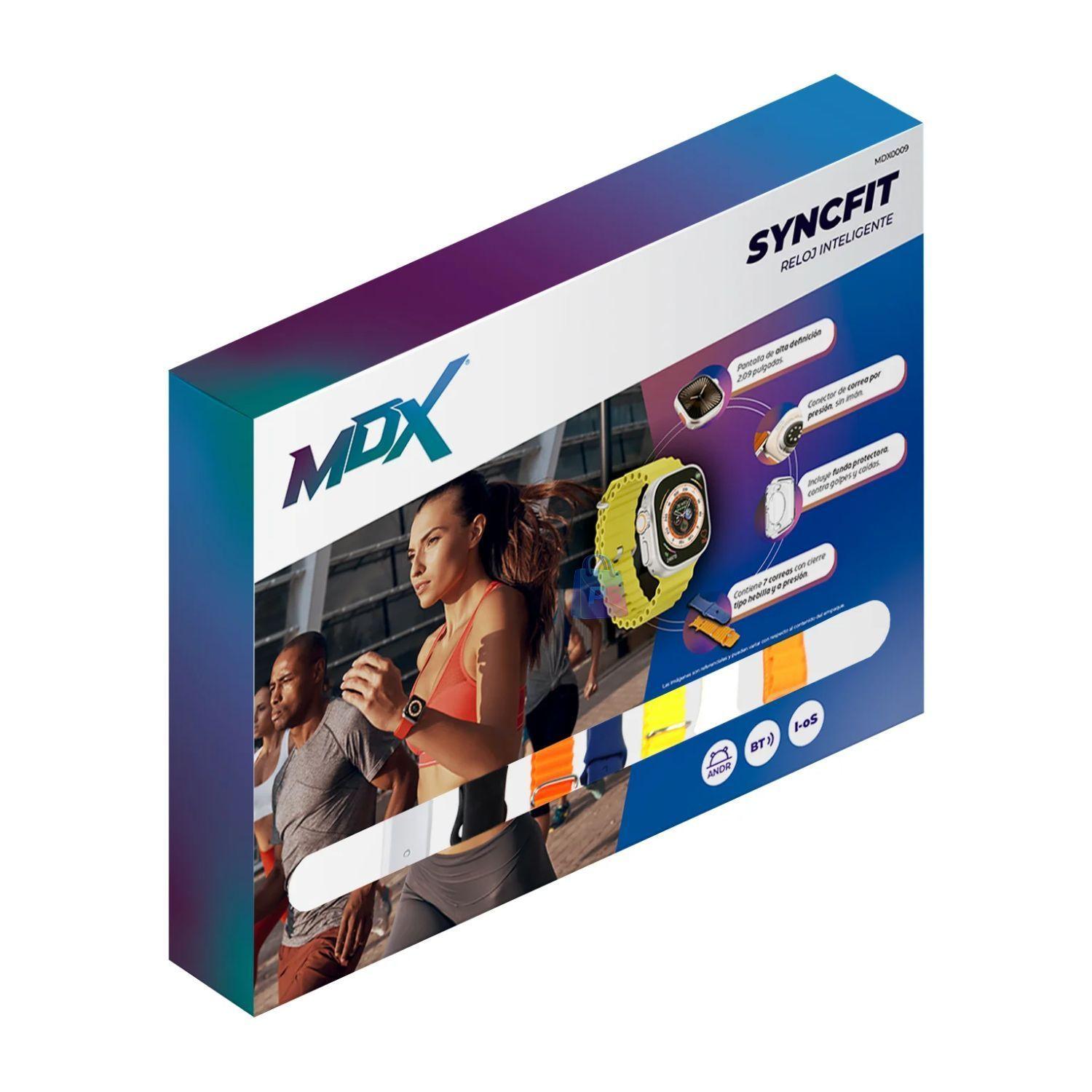 Smartwatch SyncFit 2 Pulgadas 7 Correas Bluetooth PS-2