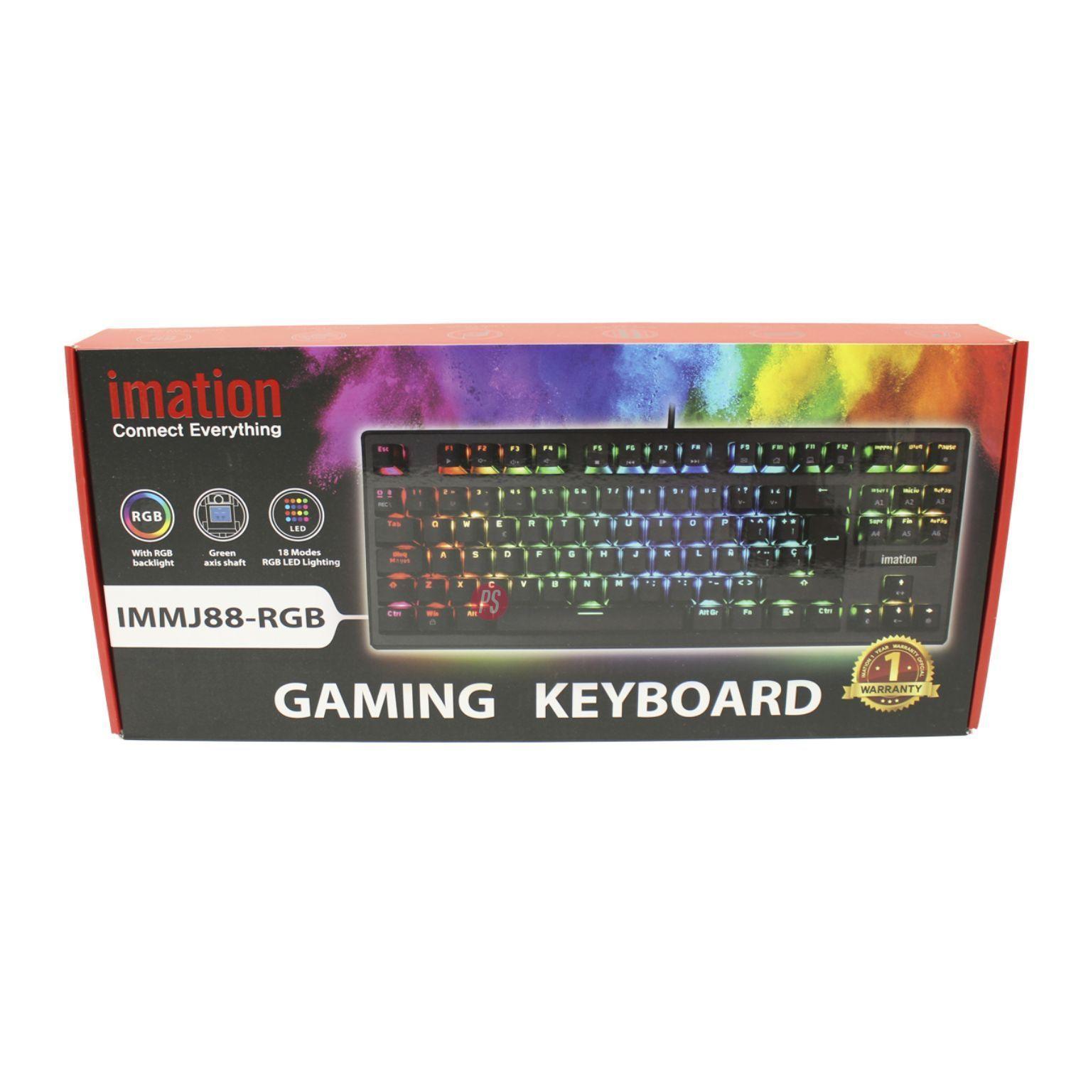 Teclado Mecánico Imation IMJ88 RGB 88 Teclas - PS-2