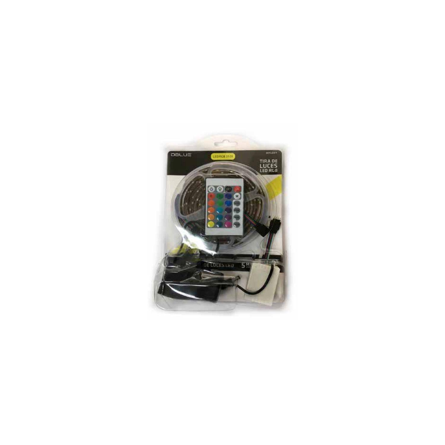 Tira Led De 5mts Smd 3528 Color Rgb Con Control - PuntoStore-3